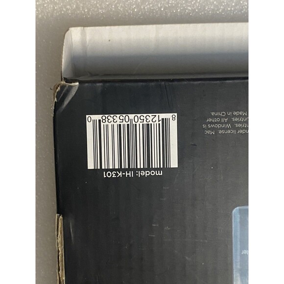 iHome Classic Corded Quiet Touch Slim Full Size USB Desktop Keyboard NEW L4 - Picture 3 of 4